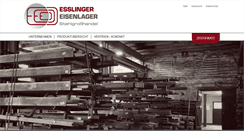 Desktop Screenshot of esslinger-eisenlager.de